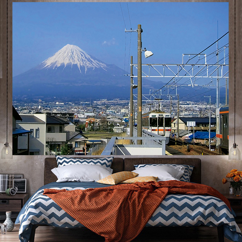 Tela de fondo ins estilo colgante papel pintado de tela dormitorio habitación renovación diseño noche lienzo cartel decorativo paño de pared