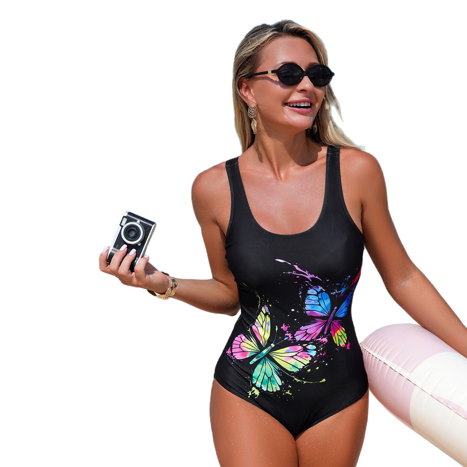 Costume da bagno intero stampato alla moda da donna in stile europeo e americano E-commerce_voghion.com