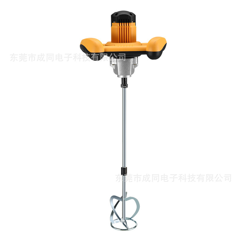 跨境厂家工业级搅拌器水泥搅拌机腻子粉搅拌机方向盘六档调速搅拌
