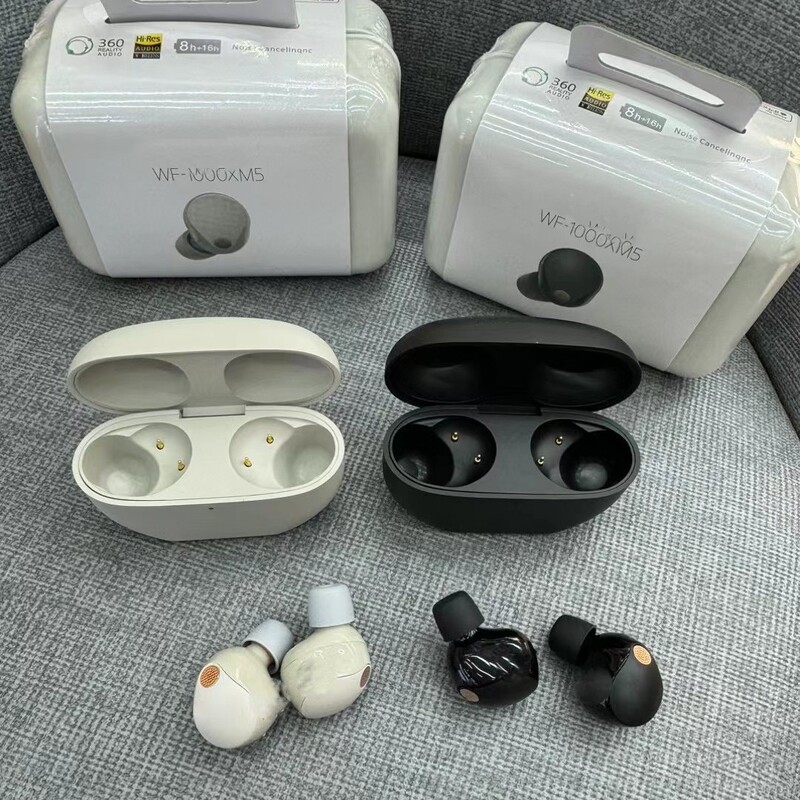 New cross-border model WF-1000XM5 Bluetooth earbuds, noise-cancelling in-ear headphones suitable for Sony Bluetooth earphones New cross-border model WF-1000XM5 Bluetooth earbuds, noise-cancelling in-ear headphones suitable for Sony Bluetooth earphones