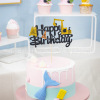 Cross -border cake a Happy BIRTHDAY birthday happy party horse racing theme cake plug -in