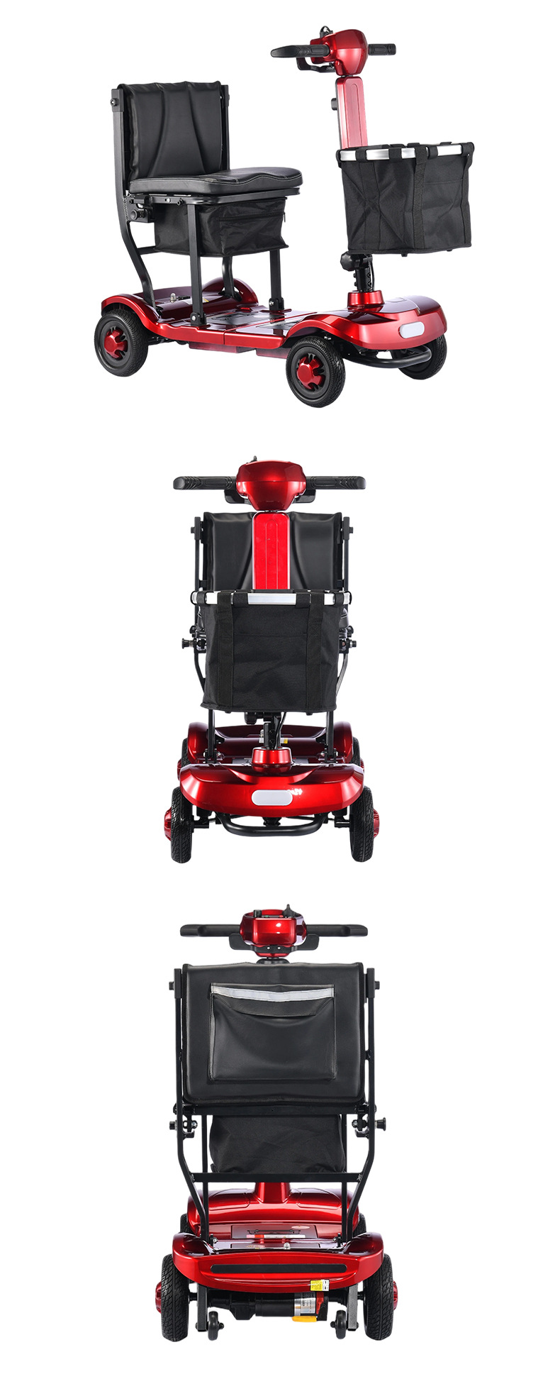 Elderly Mobility Scooter, Four-Wheel Electric Scooter for Disabled People, Home-Use Elderly Mobility Aid Vehicle, Hot-Selling Long-Lasting Range Mobility Scooter
