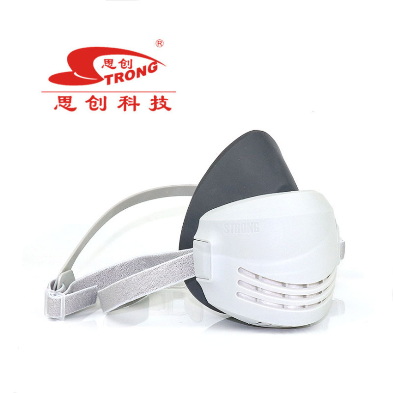 批发供应思创AX防尘口罩 防颗粒物呼吸器 防工业粉尘橡胶劳保面罩