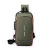 Men's chest bag, sports one-shoulder bag, universal belt bag, shoulder bag, anti-theft