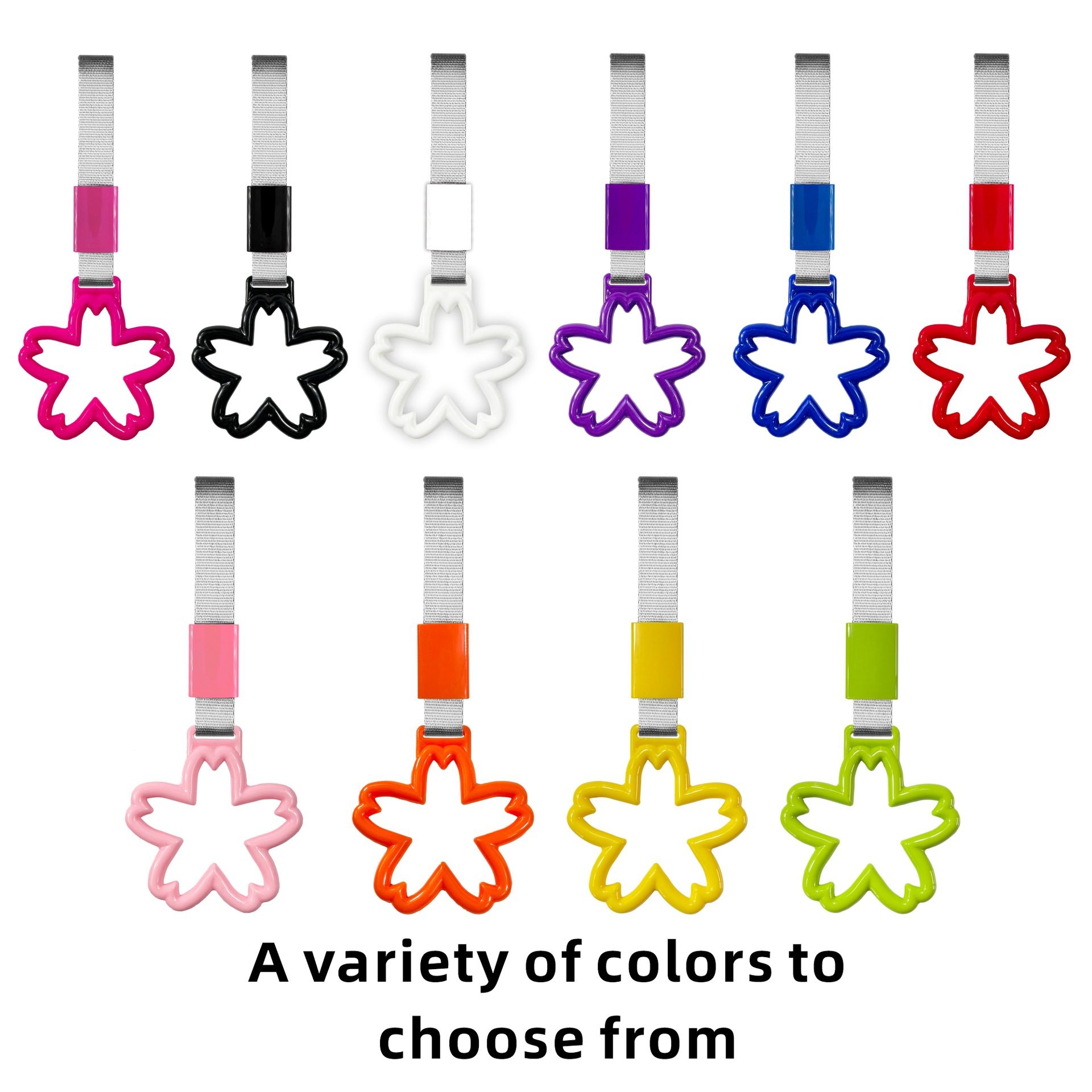 Factory direct cross-border car decoration pull ring cherry modified cherry blossom hanging ring float inner handle hanging decoration Japanese tail