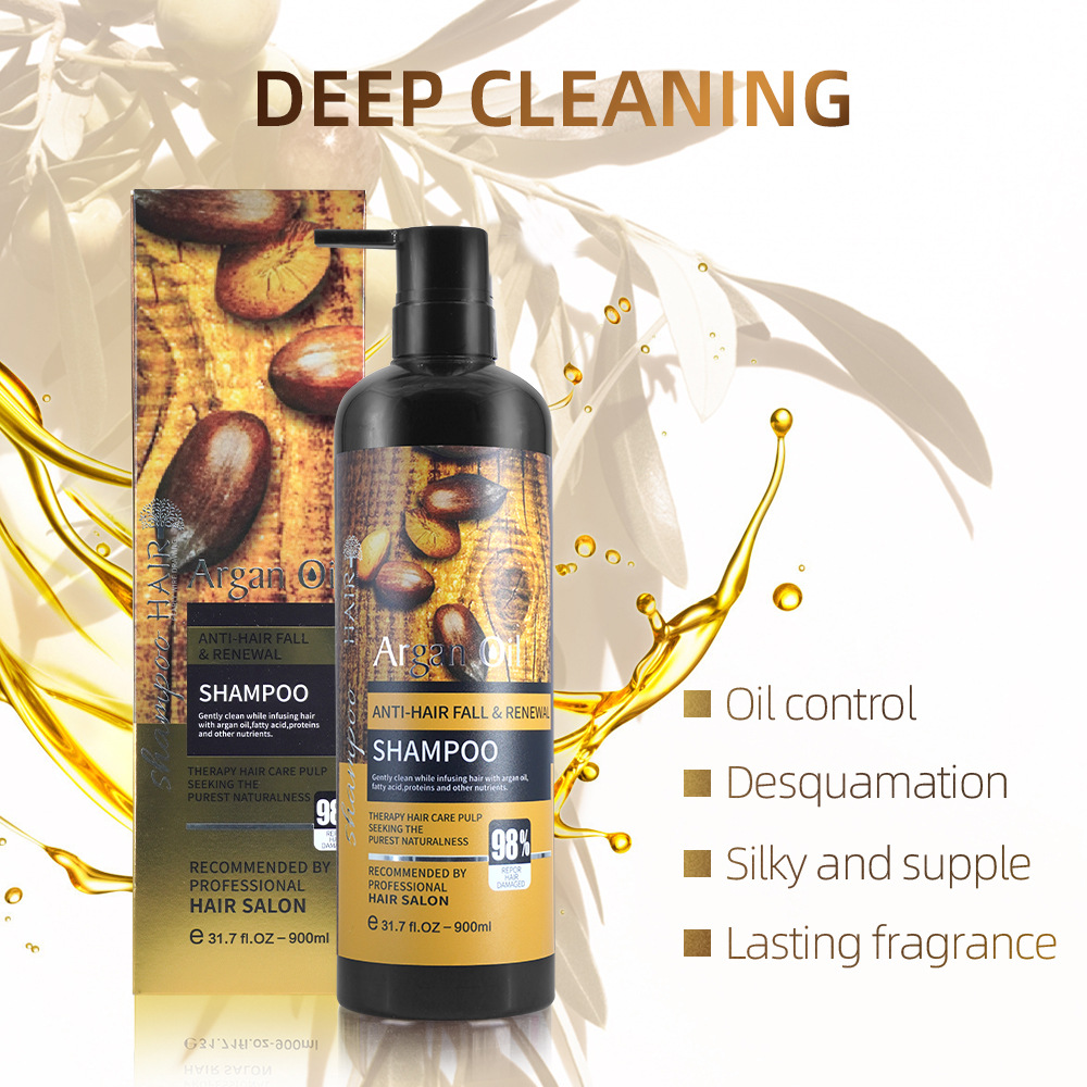 Comercio exterior Arganoil Cuidado Keratin Juego de cuidado de queratina Champú marroquí Acondicionador Mascarilla para el cabello