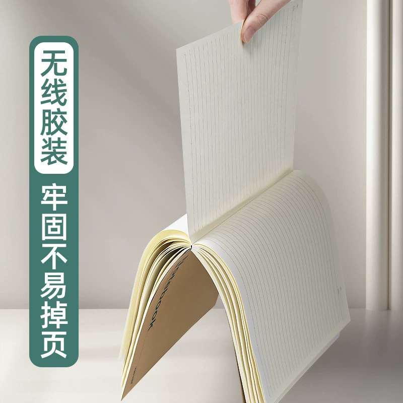 Кожаная книга, большой ноутбук для учеников начальной школы, увеличенная толщина