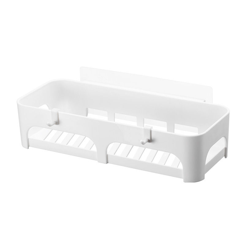 Estante de almacenamiento de baño Punch-libre montado en la pared cocina baño lavabo baño pared cosméticos almacenamiento