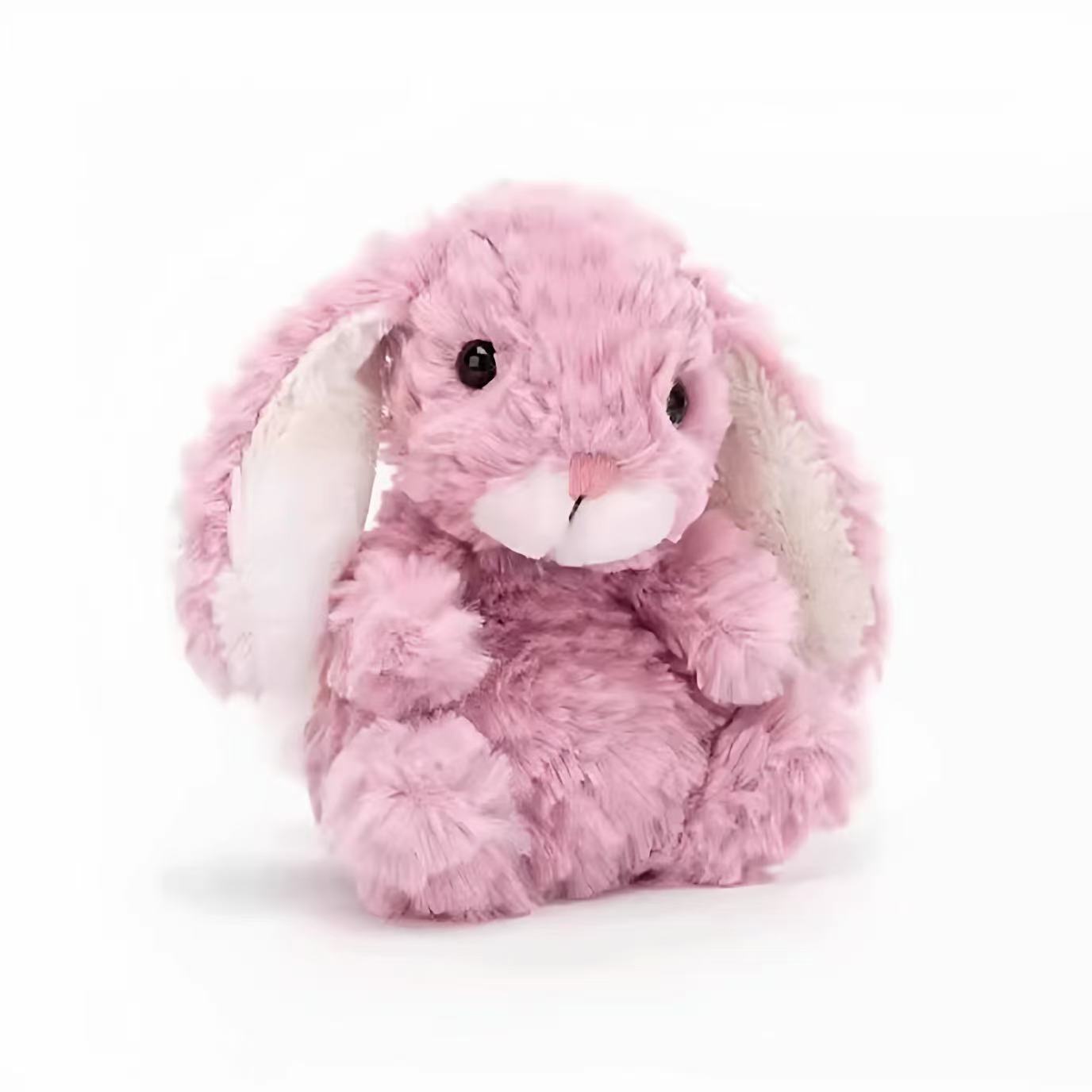 Coelhinho doce rosa escuro 15cm / Modelo completo com três padrões (siga a coleção para receber um saco de pó)