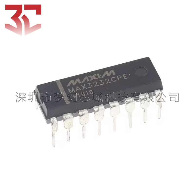 MAX3232CPE MAX3232CPE+ 直插 DIP16 收发器芯片 原装 代理