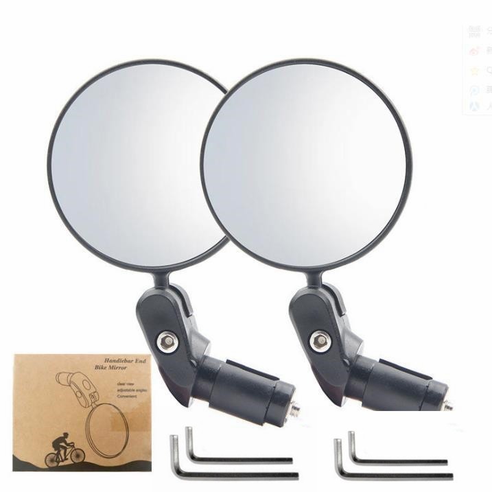 Bicicleta Espejo Retrovisor de Montaña bicicleta carretera plegable espejo retrovisor convexo reflector universal montar el equipo