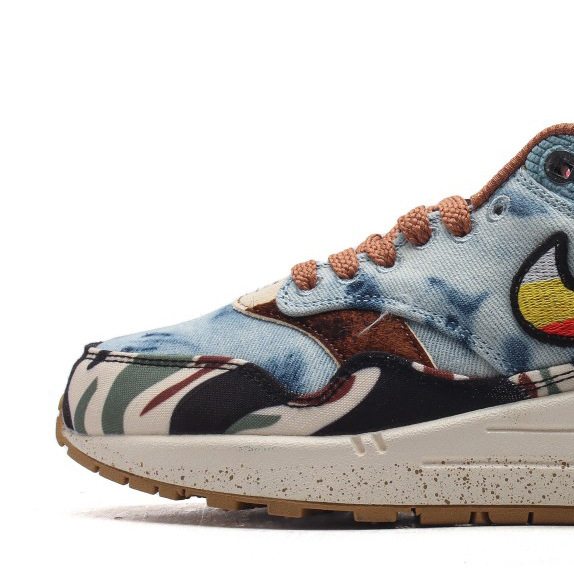Putian Shoes Air Max Retro Paisley Pattern Low-Top Casual Unisex Air Cushion Versatile Running Shoes