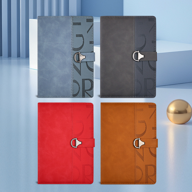 비즈니스 B5 회의 기록 도서 가죽 메모장 문구 도매 두꺼운 A5 노트북 사용자 지정 로고