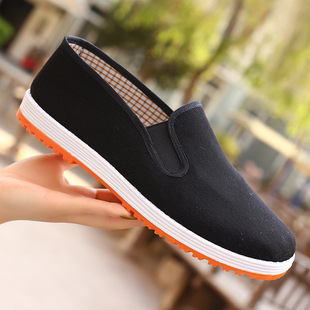 Old Beijing cloth shoes wholesale men's soft bottom non-slip old man father shoes through spring and autumn breathable middle-aged men's casual shoes