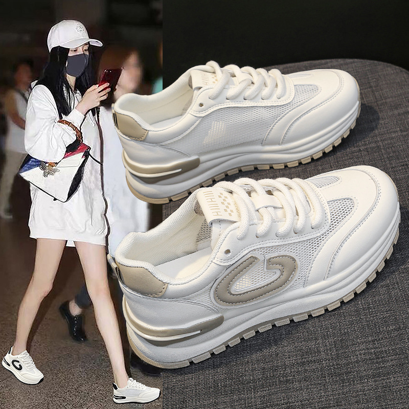 Hot Shoes Women 2024 Spring New Torre Shoes Women's Single Mesh Breathable Forrest Gump Shoes Casual All-match Sneakers Women