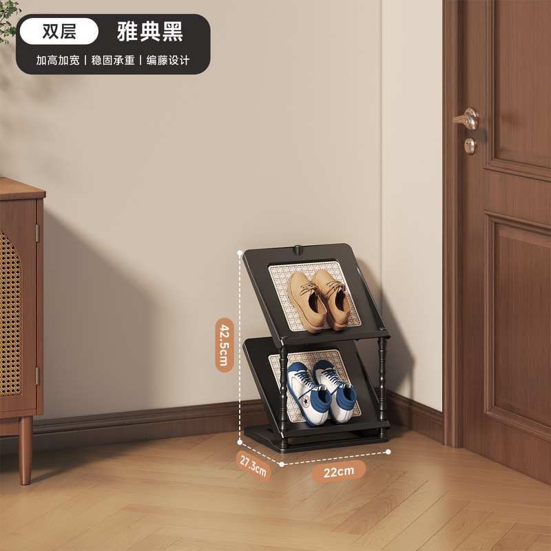 宿舍收纳架家用门口多层小窄架租房简易室内鞋子储物鞋柜极简设计|undefined