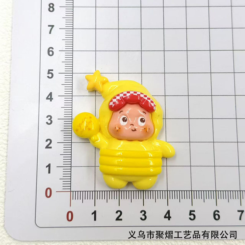 可爱星星人卡通diy树脂配件手工奶油胶发夹钥匙扣手机壳饰品材料|undefined