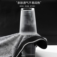 新款男士內褲純棉全棉平角褲夏季簡約潮牌中腰透氣短褲抑菌四角褲