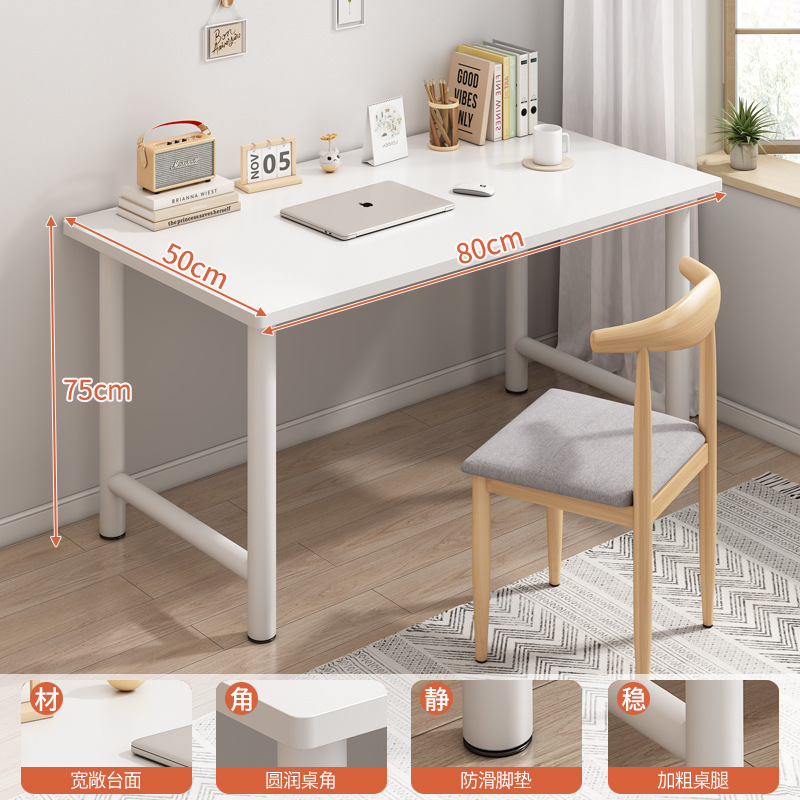 Entrega de silla de Cuerno de hierro blanca de 80 * 50cm + con soporte oblicuo en forma de X