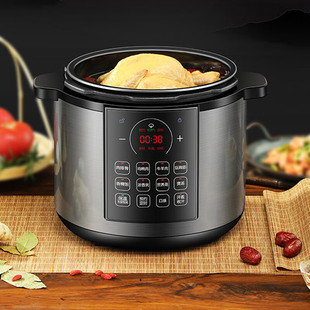 Electric Pressure Cooker Large Capacity Fully Automatic Smart Reservation Household Cooker Double Inner Pot 60Yc8086 Pressure Cooker for 4-8 People