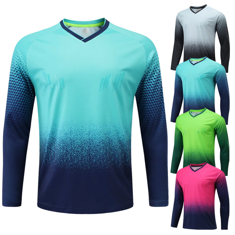Football Goalkeeper Uniform Set for Men, Adults and Kidsren, Goalkeeper Uniform DIY Football Uniform Equipment, Long-Sleeved Sports Training Uniform Football Goalkeeper Uniform Set for Men, Adults and Kidsren, Goalkeeper Uniform DIY Football Uniform Equipment, Long-Sleeved Sports Training Uniform