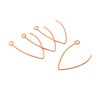 304/316 Stainless steel gold V -shaped ear hook geometric round line V -shaped ear hook jewelry DIY jewelry accessories