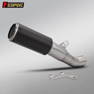 Rsv4 titan ərintisi inteqrasiya olunmuş orta-quyruq səsboğucu