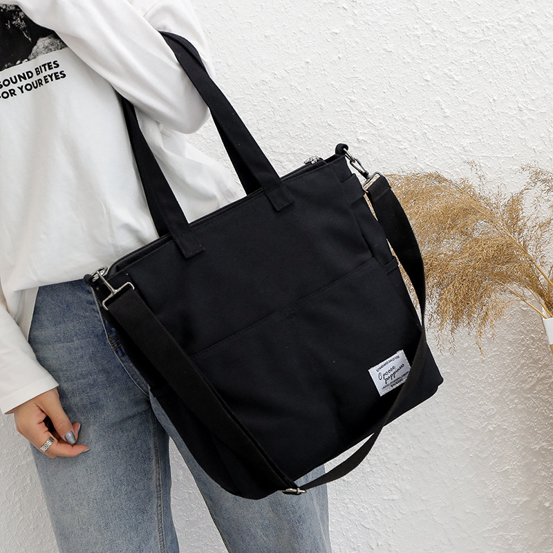 New Foreign Trade Canvas Women's Bag, Large Capacity Korean Style Women's Shoulder Bag, Crossbody Handbag, Ins Tote Bag for Women New Foreign Trade Canvas Women's Bag, Large Capacity Korean Style Women's Shoulder Bag, Crossbody Handbag, Ins Tote Bag for Women