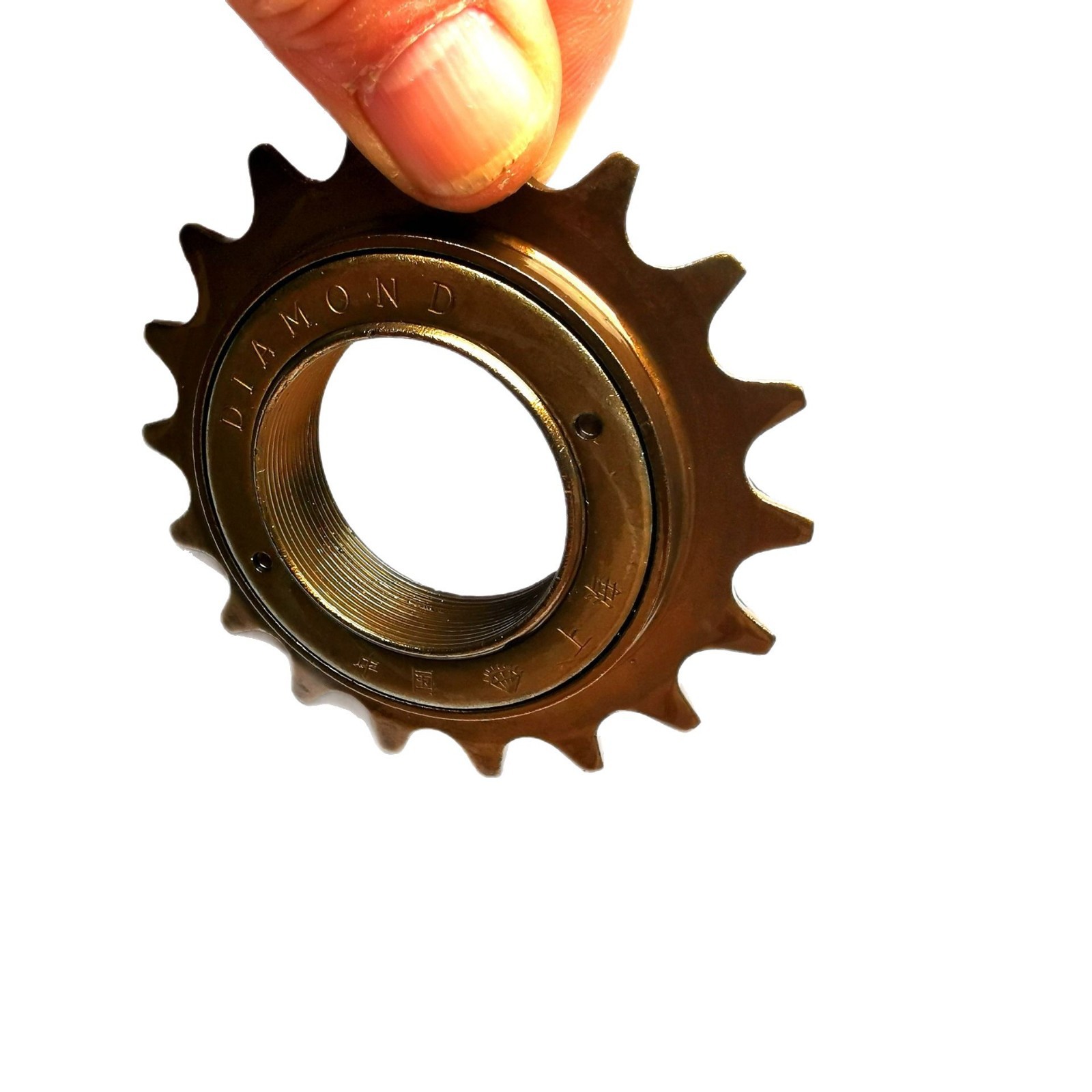 18 T diamante volante bicicleta 18 dientes volante de una sola velocidad coche eléctrico volante Carro de bebé coche de velocidad muerta volante