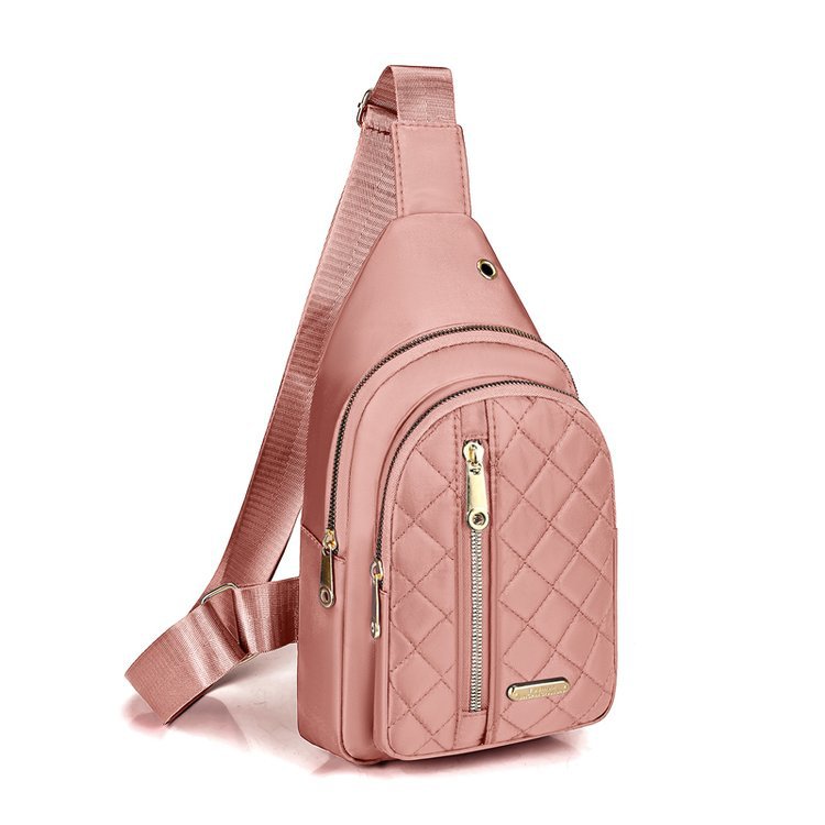 Bolso de mujer de comercio exterior al aire libre bolso de pecho de moda multicapa bordado bolso de hombro coreano bolso portátil de viaje de viaje