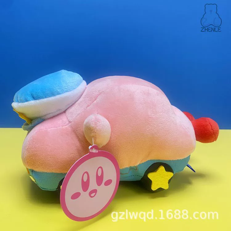 ZL Cross-border Police Car Series Star Kabila plush car Kirby20CM Doll Catching Dolls Wedding Scattering Dolls