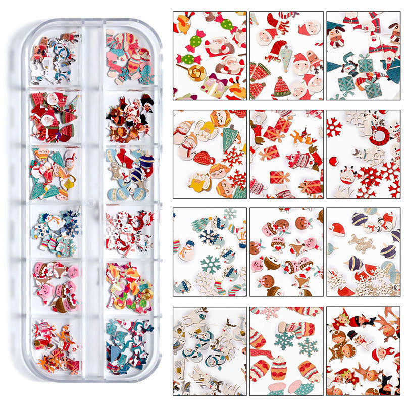 2025 nuevas flores transfronterizas, hojas de pulpa de madera, accesorios para uñas, flores de colores de mariposas, parches de decoración de uñas de bricolaje