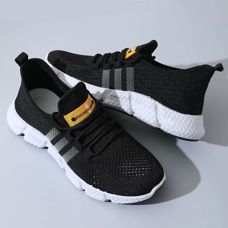 Весна и лето новые летающие парные туфли попкорн топает на фекалии обувь мужская обувь женская обувь дышащая повседневная беговая спортивная обувь