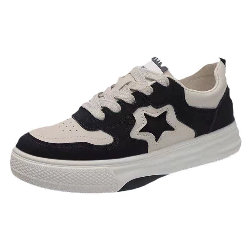 Casual footwear platform, fashionable white shoes for leisure, autumn, internet celebrity