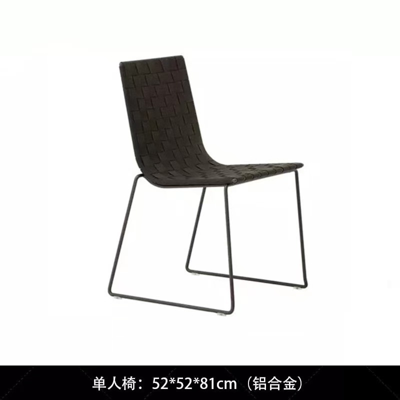 Silla de caña al aire libre de tres piezas combinada jardín al aire libre Villa Hotel Ventas Diseñador de jardines