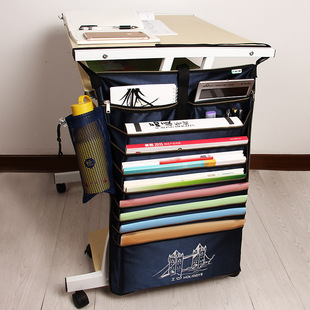 Kangbai Large Capacity Desk Hanging Book Bag Storage Bag Junior High School Students Adjustable Creative Multifunctional Book Stand Hanger