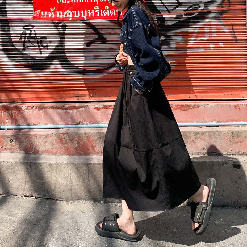 Summer elegant design long skirt