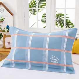 ✅三层纱布大人的枕巾一对两条装52*78成人枕巾棉卡通吸汗棉枕头