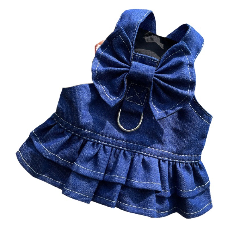 36 libras de Big Dog PET CAT Denim falda suministros caminar el perro pecho nuevo tracción ley