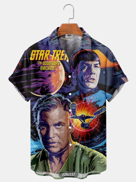 Tendencia de la moda para hombres Camisa de manga corta hawaiana Camisa estampada digital 3D Estilo explosivo transfronterizo de Amazon