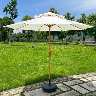 Outdoor Parasol Courtyard Garden Sun Protection Camping Half Stall Sun Umbrella Guard Booth Outdoor Security Booth Roman Umbrella