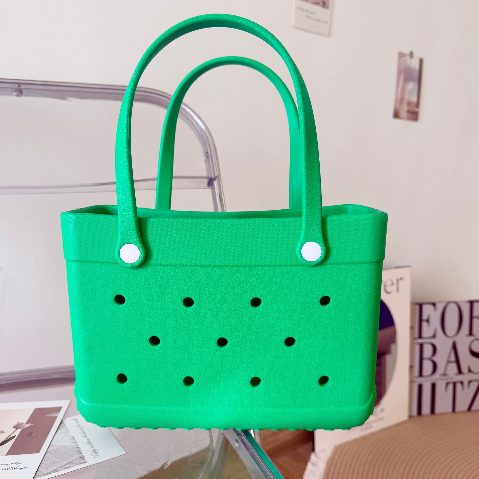 957g Weight Open Closure Type Double Handle Strap Type Square Bag Bags Type Casual Occasion EVA Material Heart Shape, Bow Knot Pattern All Seasons Season Women's Gender Cute Style Square Shape Women's EVA Heart Shape Bow Knot Cute Square Open Square Bag 8