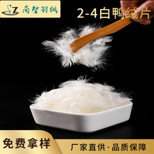 羽絨廠家2-4cm水洗純白白鴨絨片用於沙發枕芯床墊批發清潔無味