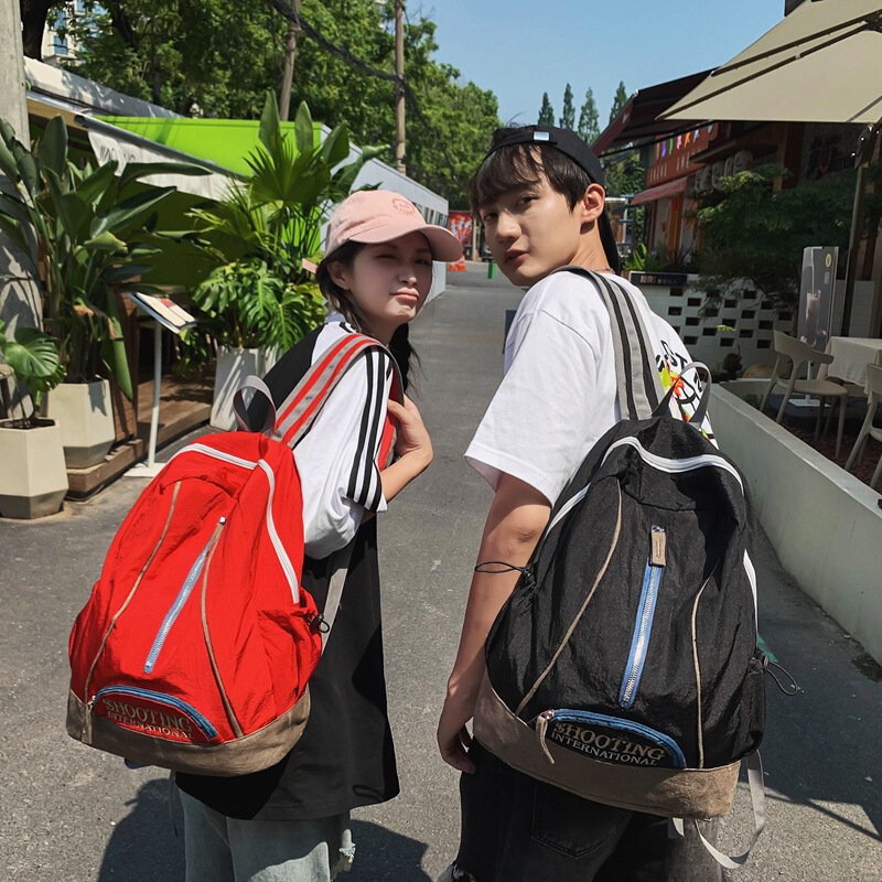 School Bag Embroidered Backpack for Women 2023 New Korean Ins Blogger Style Large Capacity College Student Backpack Trendy and Cool School Bag Embroidered Backpack for Women 2023 New Korean Ins Blogger Style Large Capacity College Student Backpack Trendy and Cool
