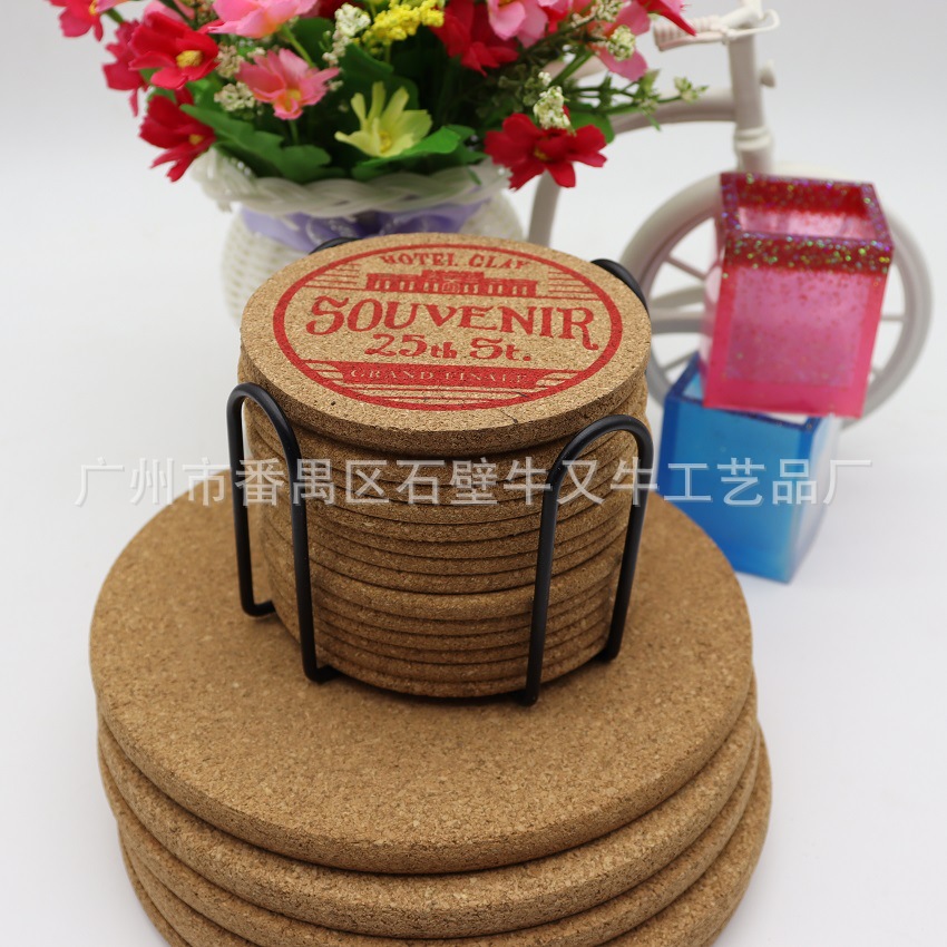 厂家松木软木杯垫防烫隔热杯垫木质陶瓷吸水杯垫防滑杯垫环保杯垫