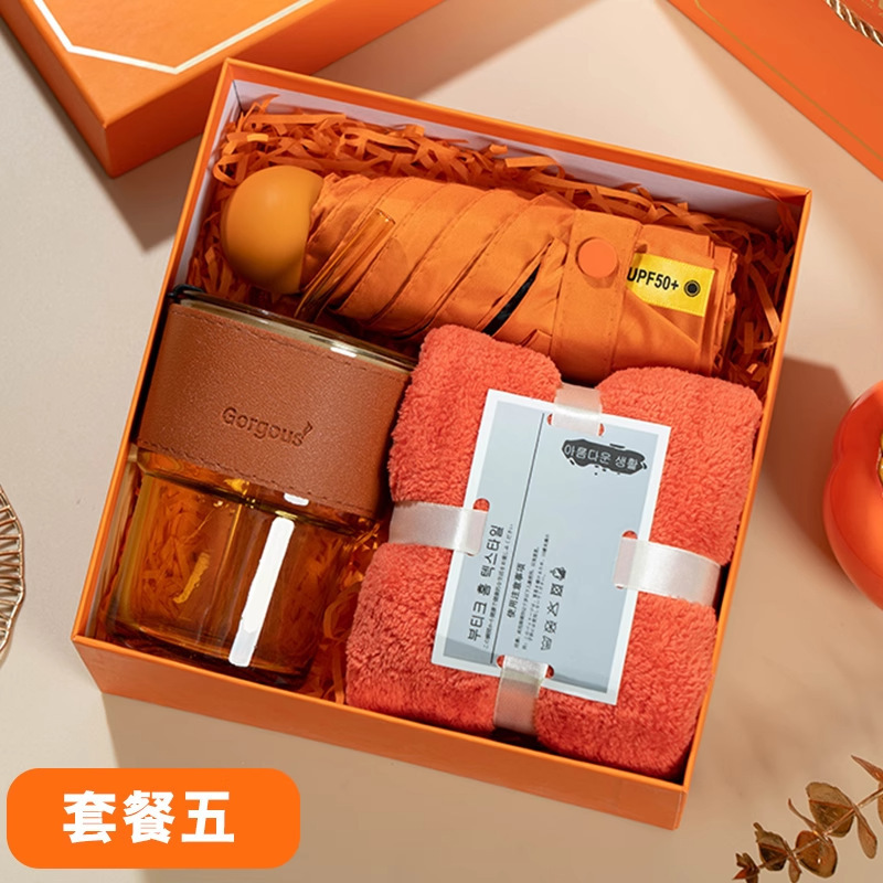 ビジネス記念品ギフトセット、従業員や顧客への実用的な誕生日プレゼント、オープニングイベントロゴギフトボックス卸売|undefined