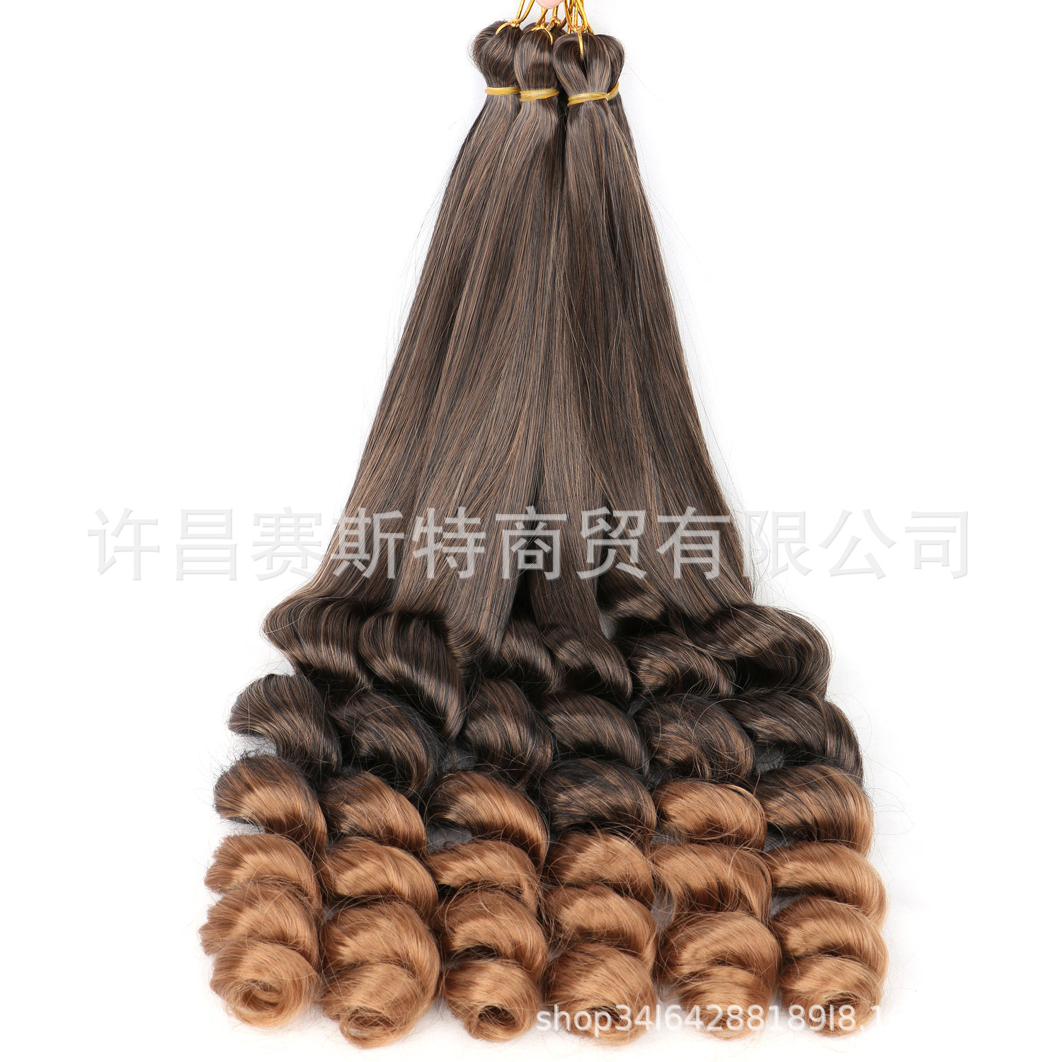 Perucas de fibra química de comercio exterior, rollo directo hacia arriba y hacia abajo, tubo de rollo directo hacia abajo, rollo directo hacia arriba y hacia abajo, rollo directo hacia abajo