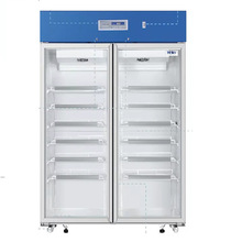 海尔医用冷藏箱HYC-1090 双门药品保存箱2~8℃疫苗保存箱 阴凉柜