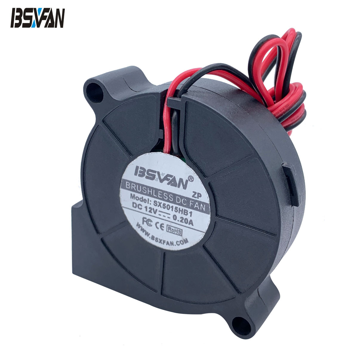 厂家供应5015鼓风机12V24V双滚珠净化器鼓风机静音防水风扇送风