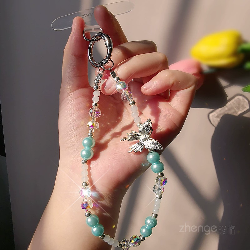 Брендовый телефон, бусин bracelet, чехол для телефона, короткий кулон, ручка, стиль высокого качества, DIY